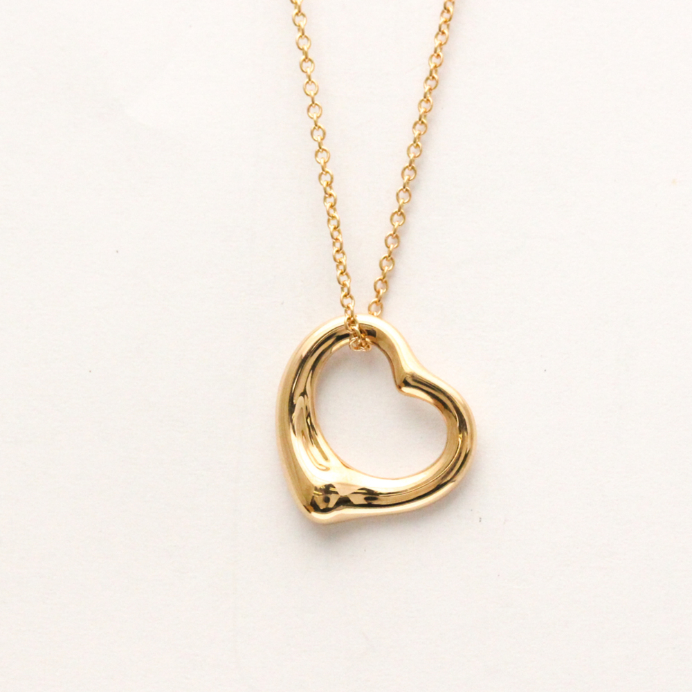 TIFFANY 18k Gold Heart Necklace